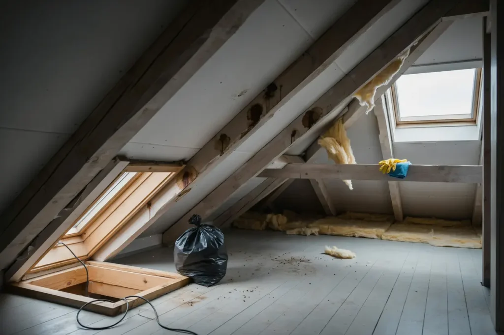 sanering av r tturin och spillning p vinden s skyddar du hemmet fr n smitta och d lig lukt